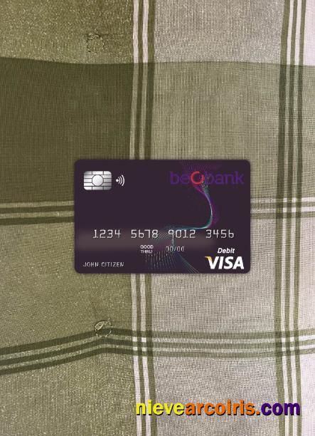 Belgium Beobank visa card photolook